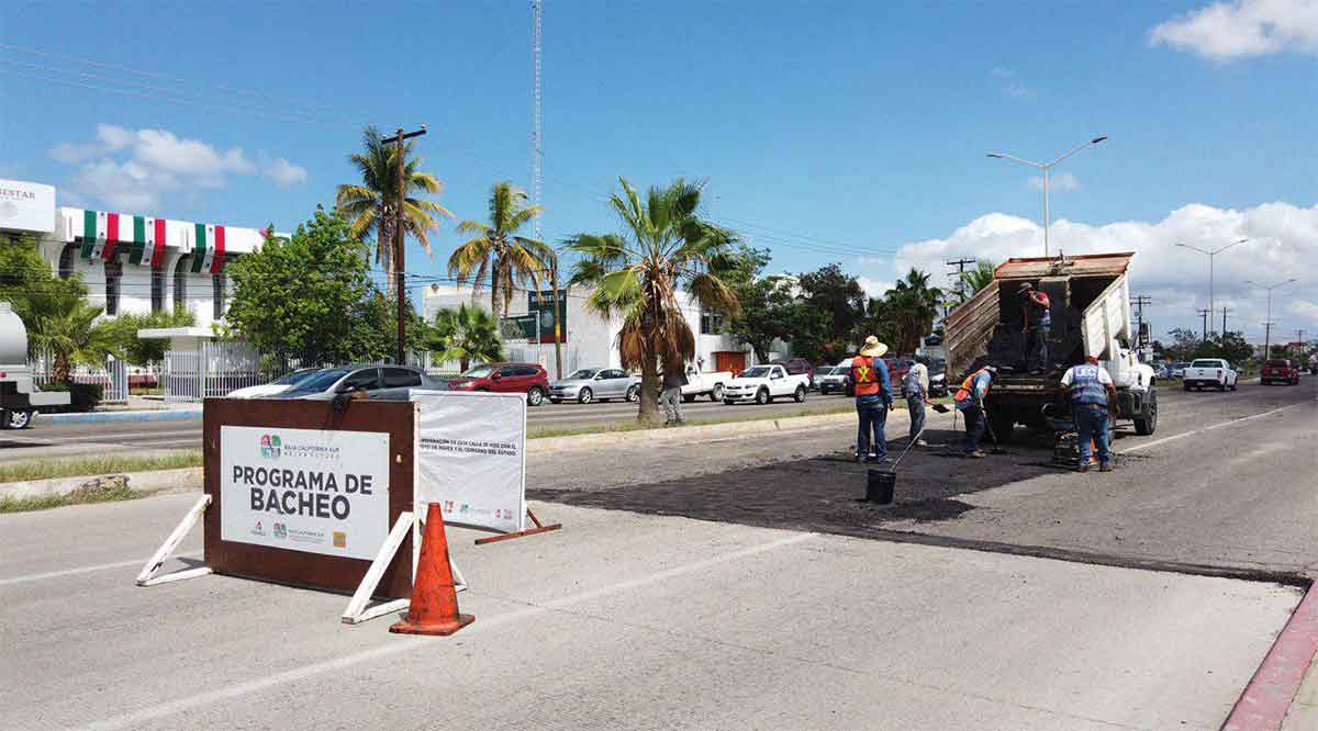 Atienden 10 cuadrillas de Sepuim el bacheo en La Paz: G. Ruíz