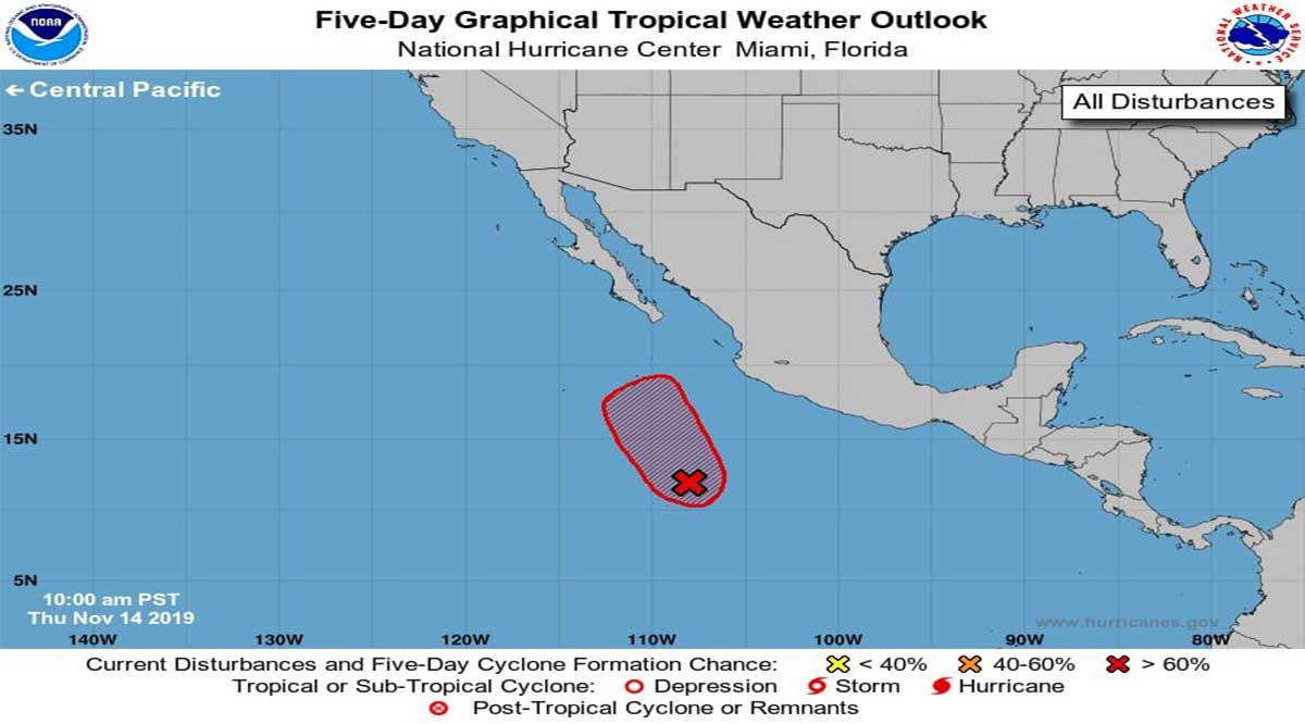 Atentos ante posible formación de depresión tropical; se esperan lluvias