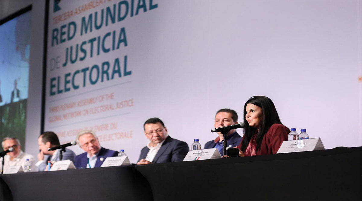 Sede Los Cabos de más de 107 representantes de diferentes países de la Red Mundial de Justicia Electoral