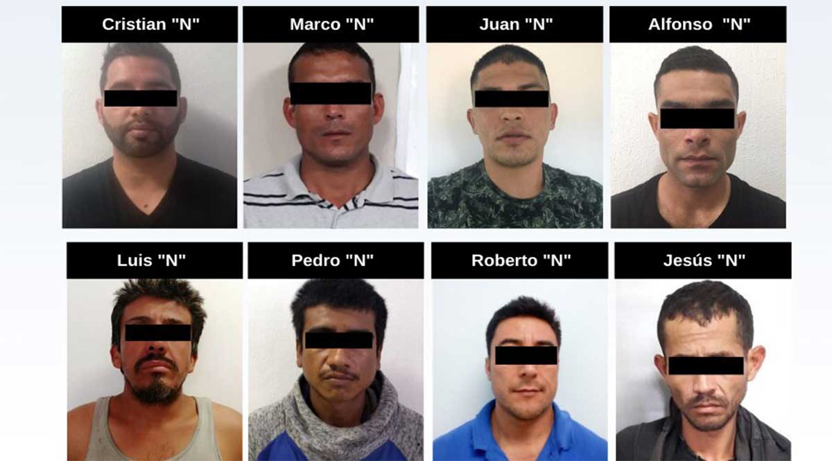 Por diversos delitos aprehendió la PGJE a 8 personas en BCS