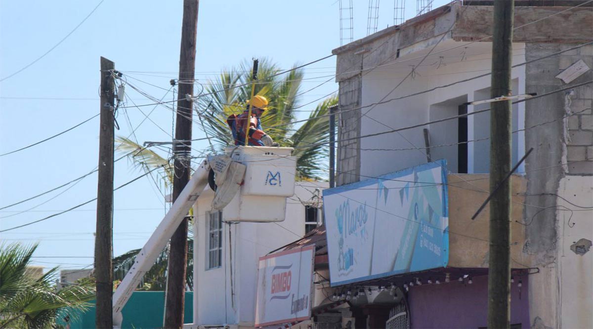 Albañil electrocutado en El Mezquitito