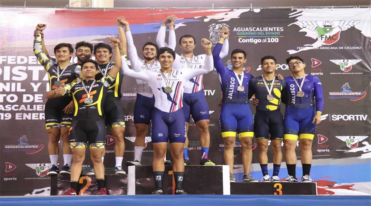 Destacan ciclistas de BCS y se cuelgan oro en la Copa Federación de Pista y Ruta