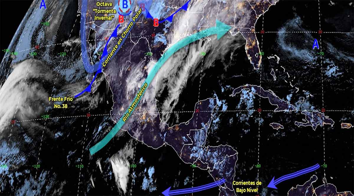 Espera BCS lluvias dispersas y bajas temperaturas; podría llegar en algunas zonas hasta -3º C