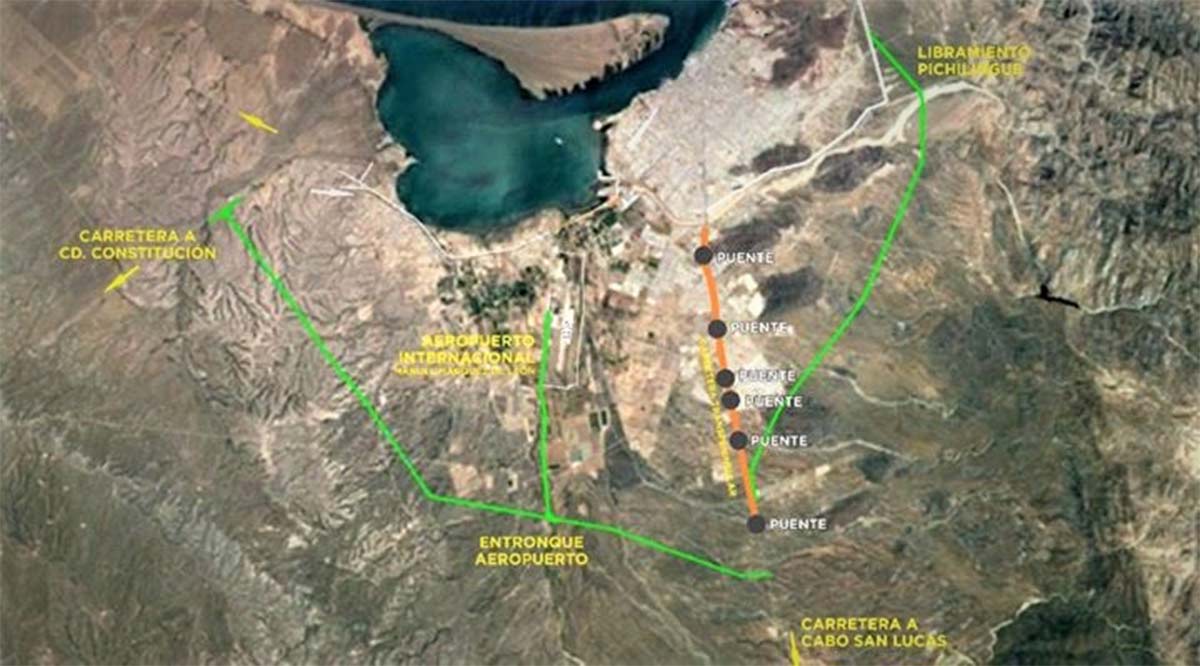 Gestiona Sepuim recursos para carretera de la salida al sur de La Paz con la que lleva a Cd. Constitución