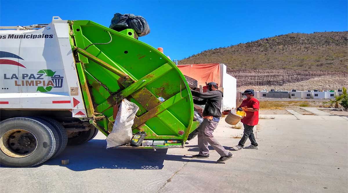 Los camiones recolectores de basura en La Paz pasarán solo una vez a la semana