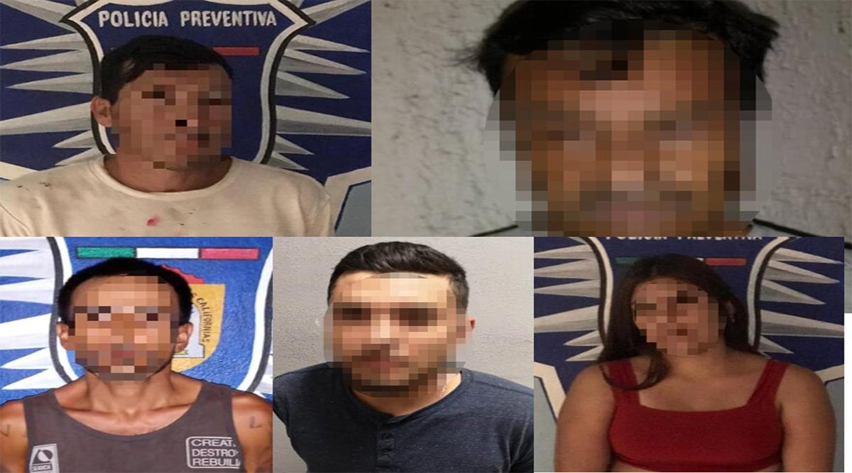 En Operativo “Quédate en Casa” detienen a 5 personas