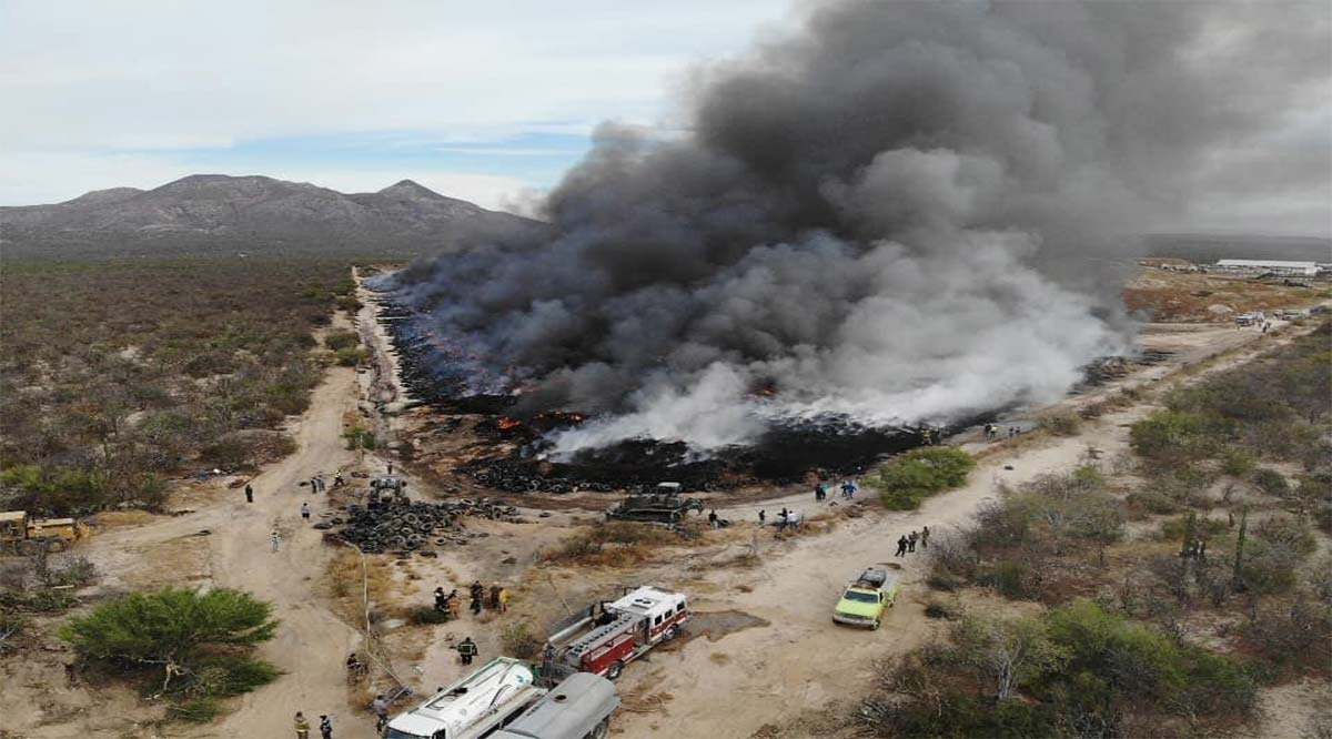 Controlan el incendio después de 20 horas y 3,750 hectáreas siniestradas