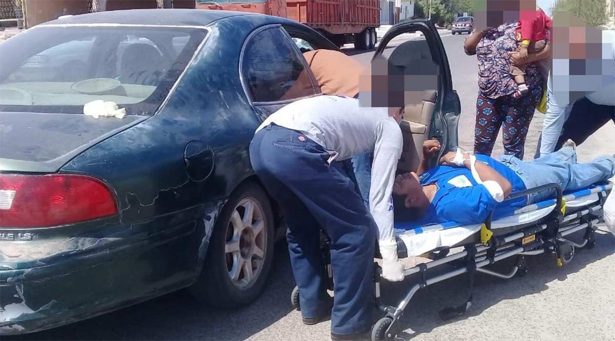 Un herido de bala en el basurero de Insurgentes