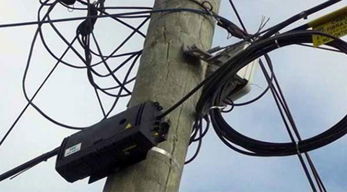 Otro robo de cableado a Telmex