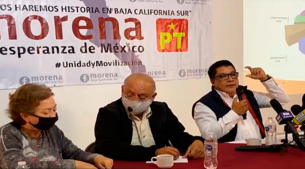 De acuerdo a sus mediciones, Morena arrasaría Diputaciones Locales y Gubernatura en BCS