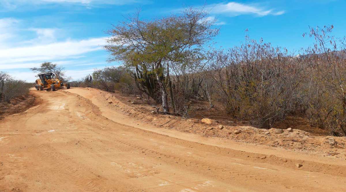 Lleva un 60% la rehabilitación de caminos rurales en BCS