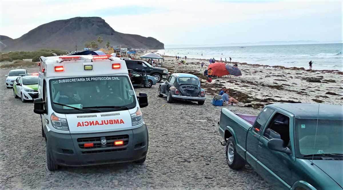 Supervisan playas de BCS para evitar contagios de Covid-19