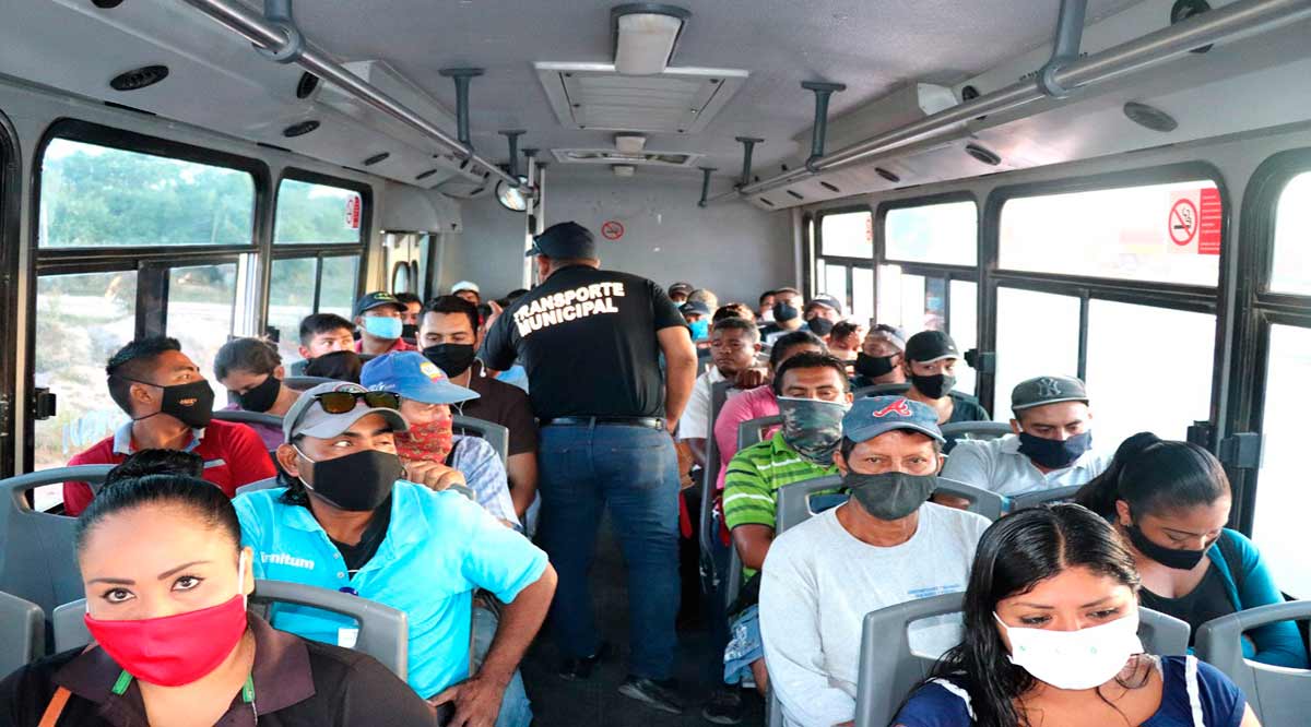 Se mantienen filtros de seguridad y salud en el transporte público de Los Cabos