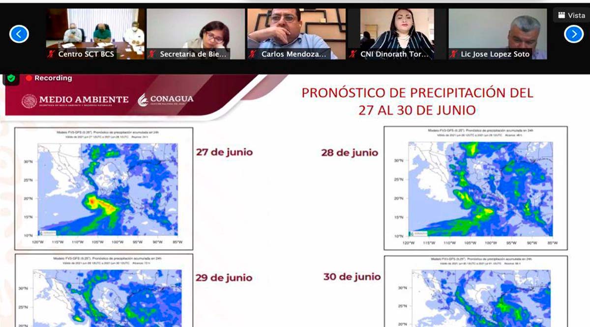 Pronostican lluvias ligeras para BCS a consecuencia de “Enrique”