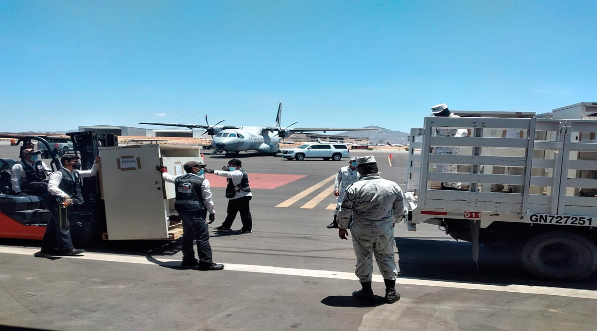 Arribó a Los Cabos apoyo médico y equipo para atender pacientes con Covid-19