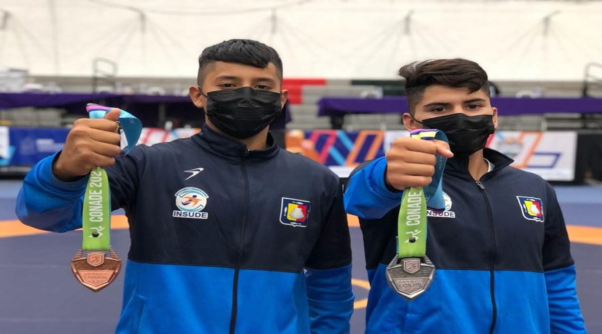 Suma plata y bronce la selección de BCS en luchas asociadas