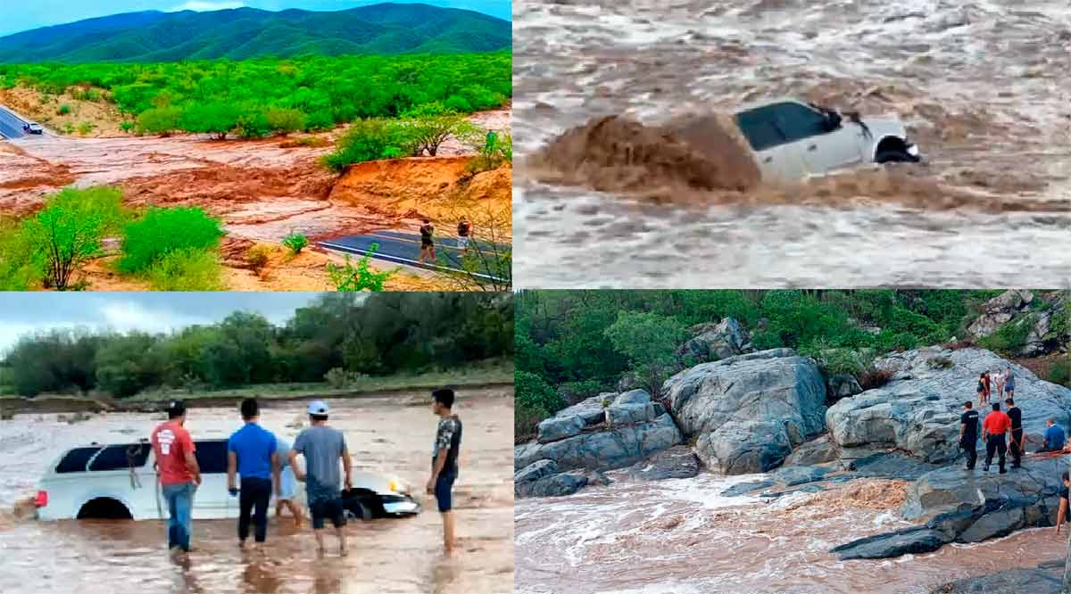 Alivian lluvias al campo y crean caos vial en ciudades de BCS