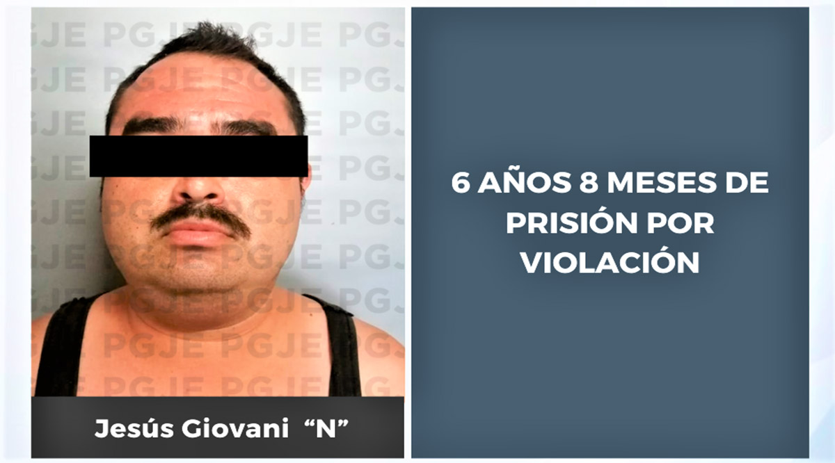 Pasará 6 años 8 meses en prisión responsable de violación en La Paz