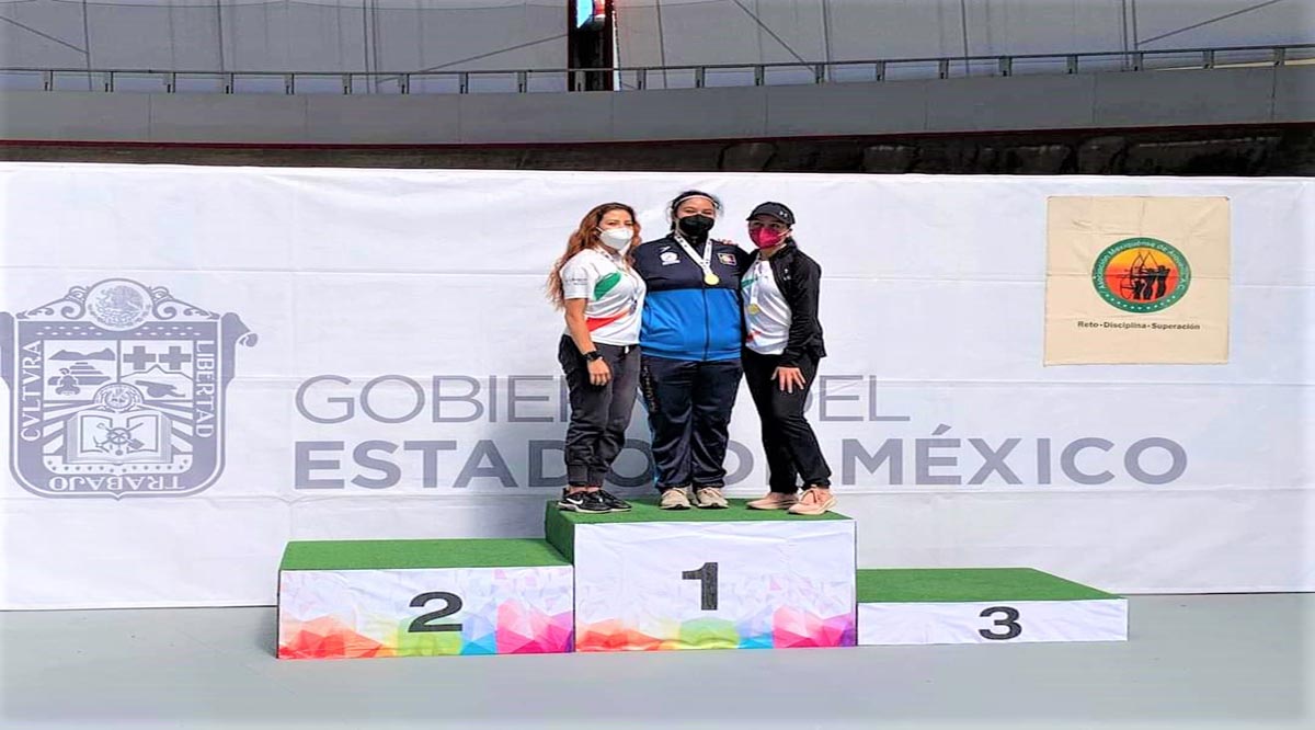 Obtienen arqueras de BCS medallas de oro y bronce en Nacional Bajo Techo