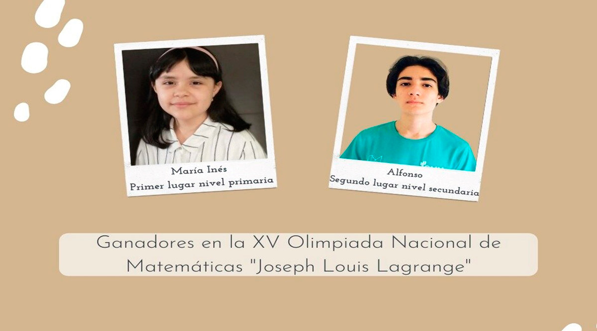 Obtuvo BCS primero y segundo lugar en Olimpiada Nacional de Matemáticas