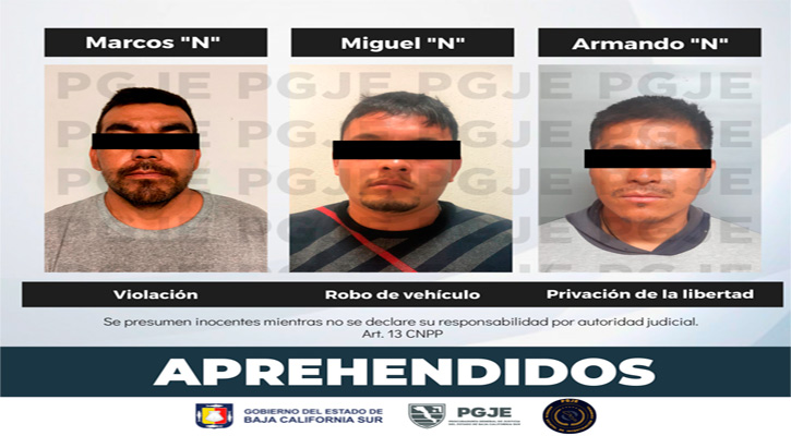 Aprehenden a sujeto por delito de violación