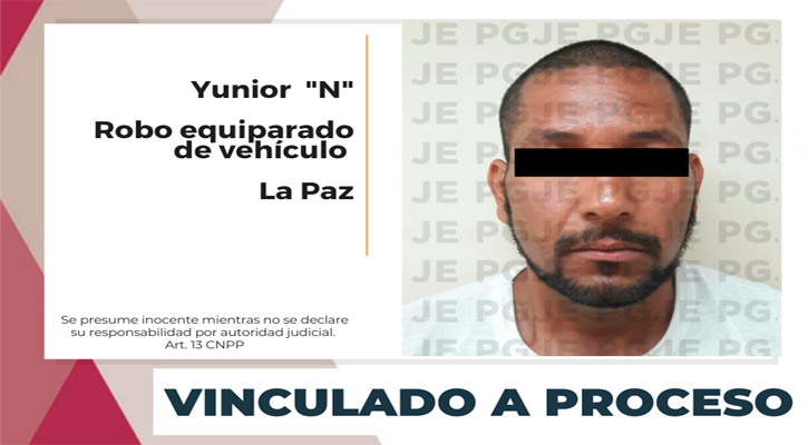 Vinculan A Proceso A Un Sujeto Por Robo Equiparado De Vehículo En La Paz 3774