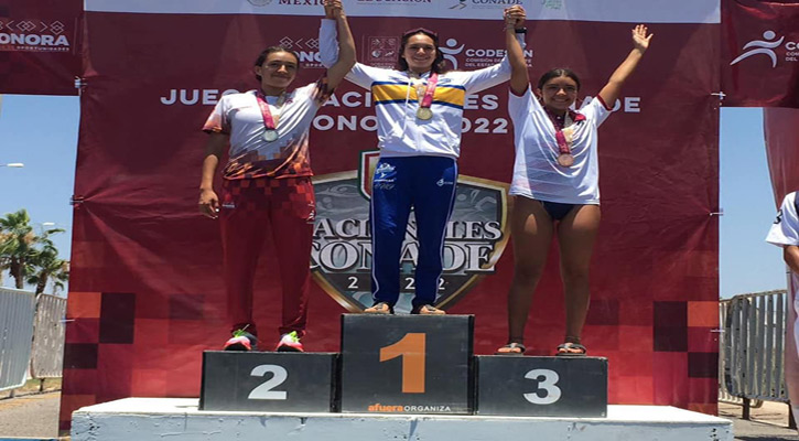 Obtuvo Leah Amezcua bronce en triatlón de los Nacionales Conade