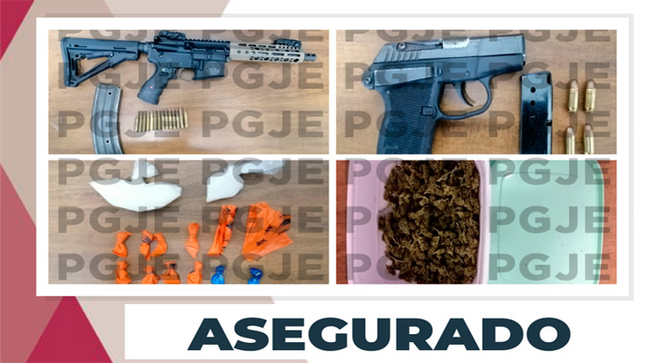 Aseguran droga y armamento en una vivienda de La Paz