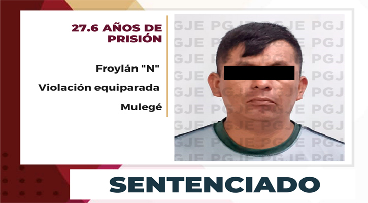 Pasará más de 27 años en prisión sujeto culpable de violación en Guerrero Negro