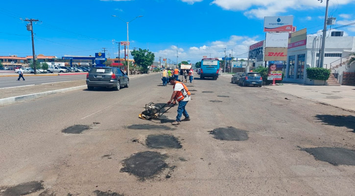 Atienden de manera emergente vialidades de La Paz