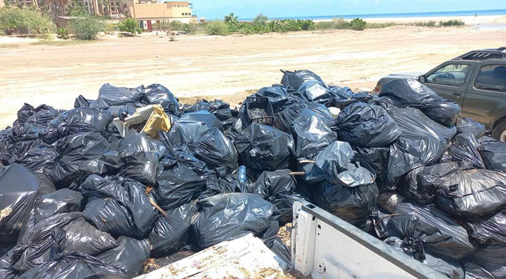 Ha retirado Zofemat Los Cabos más de 30 toneladas de residuos en playas tras el pasó de la tormenta “Javier”