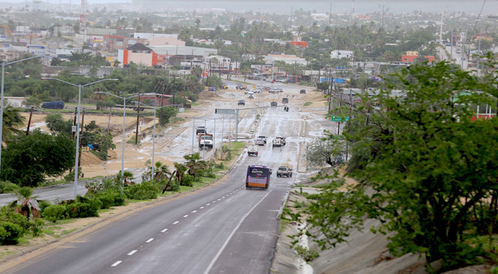 Está suspendido el servicio de transporte urbano y colectivo en Los Cabos