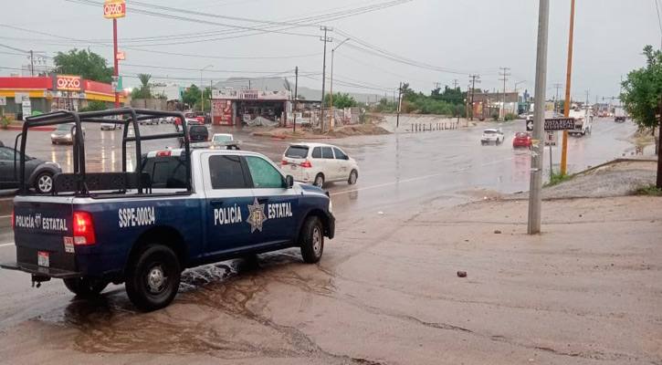 Se desplegarán 214 policías estatales para apoyar a la población de BCS durante el paso del huracán “Kay”