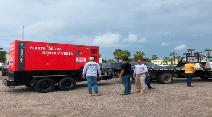 Preparan plantas generadoras de electricidad en Los Cabos para atender áreas básicas  