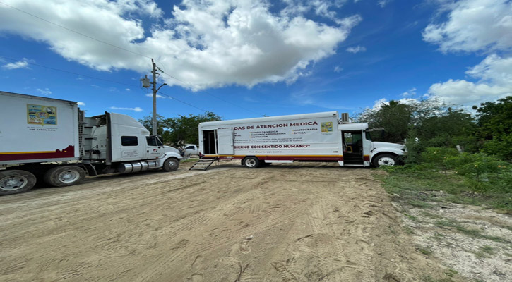 Están las unidades móviles de las Brigadas Médicas de Salud en Santa Catarina