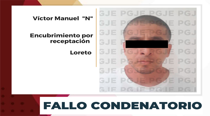 Fallo condenatorio contra imputado por encubrimiento por receptación en Loreto