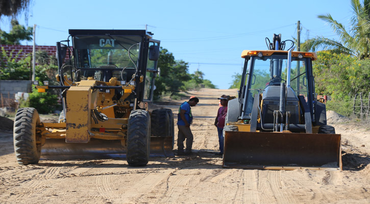 Arranca pavimentación de la calle 16 de Septiembre en La Ribera