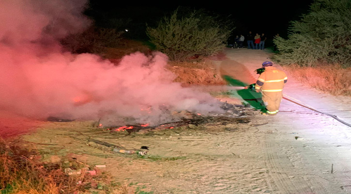 Realizaron Bomberos en La Paz 14 servicios durante las fiestas navideñas