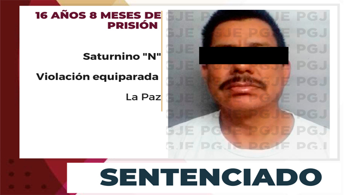 Condena por más de 16 años de prisión contra culpable de violación en La Paz