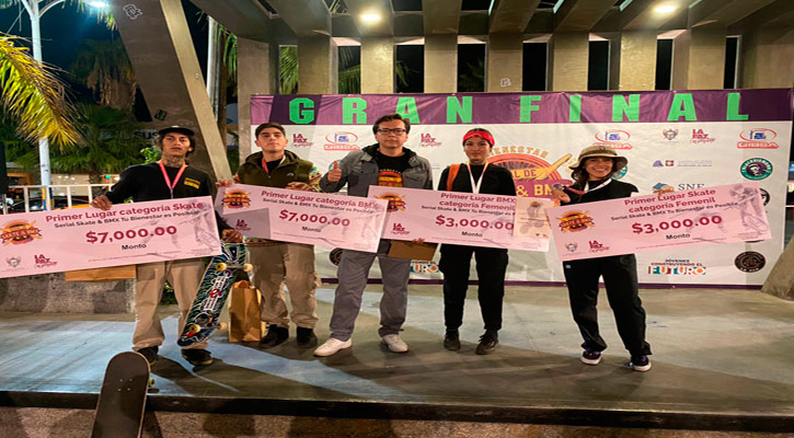 Concluyó el Torneo Skate y BMX 2022 en La Paz