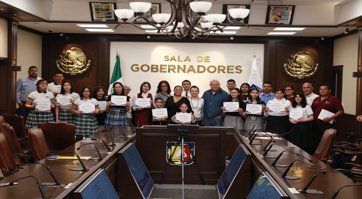 Reconoce Gobernador talento de niños y jóvenes triunfadores en Expo Ciencias