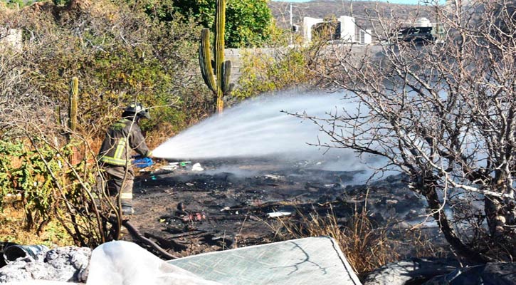 El 50% de los incendios que atienden los Bomberos de La Paz son de provocados