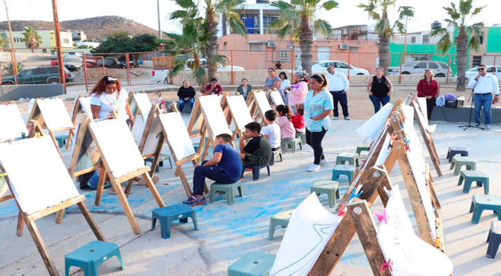 Invitan a la niñez de CSL al taller “Maratón Infantil de Pintura”