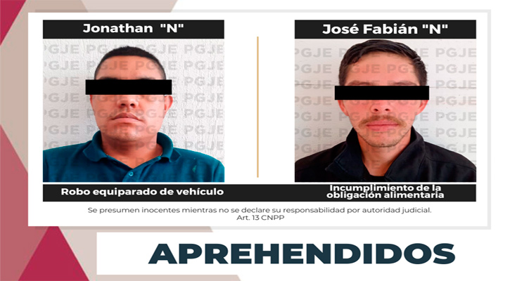 Detienen a par de sujetos por su probable responsabilidad en delitos en Los Cabos y Mulegé