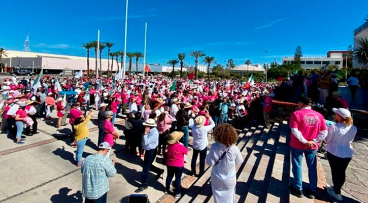 Se sumaron La Paz y Los Cabos en defensa del INE