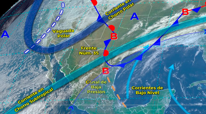 Nueva onda gélida traería lluvias aisladas y heladas en la sierra de BCS