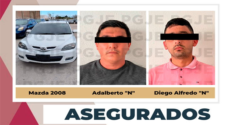 Aseguran a 2 sujetos con droga y un vehículo en La Paz y SJC