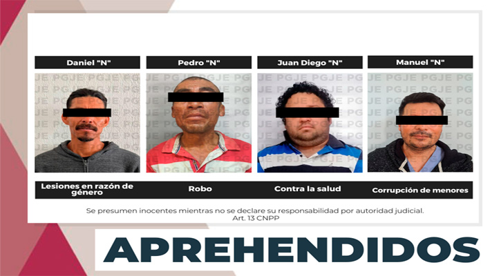 Aprehenden A 4 Sujetos Por Diversos Delitos En La Paz Y Los Cabos