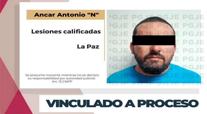 Vinculado a proceso por lesiones calificadas en agravio de un periodista en La Paz