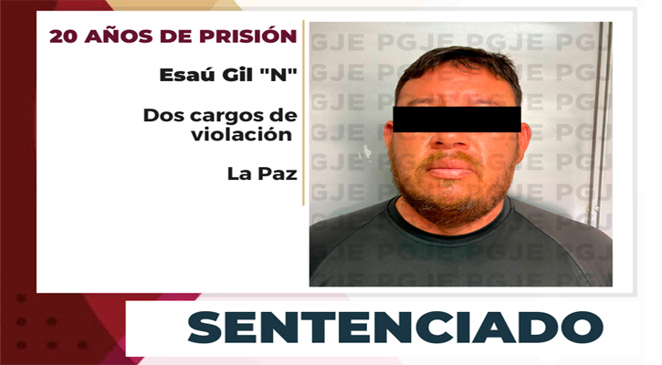 Sentenciado A 20 Años De Prisión Por Violación Equiparada En La Paz